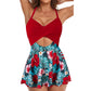 🩱 Damen-Badeanzug mit Cut-out und Rock