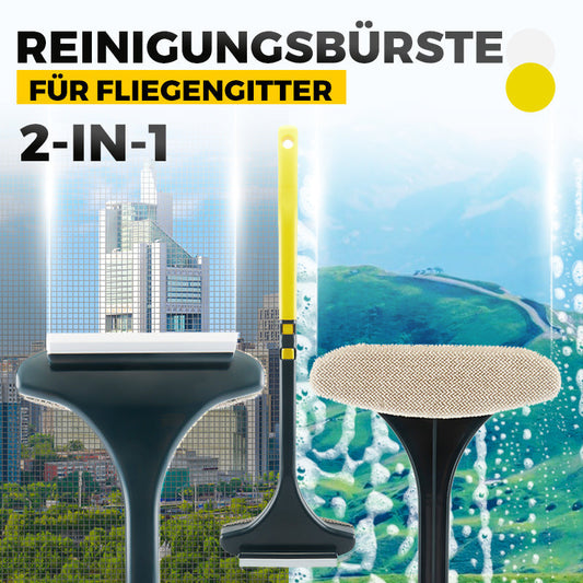 🎁Heißer Verkauf 49% OFF⏳2-in-1 Reinigungsbürste für Fliegengitter