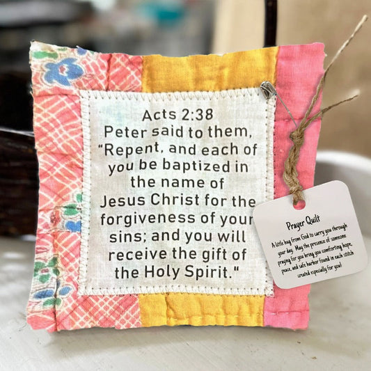 💜✝️Das beste Geschenk zum Aufmuntern und Segnen – Gebetsdecke mit Kreuz im Inneren