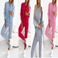 ⏳Begrenzte Zeit 50% Rabatt💥Dreiteiliges Set aus Baseballjacke und -hose für Damen