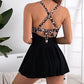 🩱 Damen-Badeanzug mit Cut-out und Rock