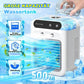 🔥🔥Heißer Verkauf - 50% Rabatt❄️🌬️ Mini Air Cooler 3-in-1 – Kühlt, befeuchtet & duftet! Perfekt für Schreibtisch & Schlafbereich