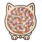 🎅Weihnachtsangebot 50 % Rabatt🐱135-teiliges Holzpuzzle in Morandi-Farben in Katzenform🎁