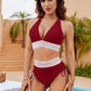 👙Hoch taillierte Bikini-Sets mit Bauchkontrolle und Farbblockdesign