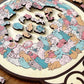 🎅Weihnachtsangebot 50 % Rabatt🐱135-teiliges Holzpuzzle in Morandi-Farben in Katzenform🎁