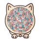 🎅Weihnachtsangebot 50 % Rabatt🐱135-teiliges Holzpuzzle in Morandi-Farben in Katzenform🎁