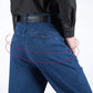 Heißer Verkauf-40% RABATT🔥Herren Jeans mit hoher Taille und geradem Schnitt