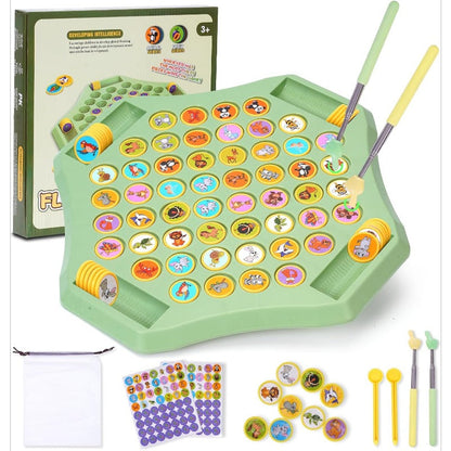 🔥Letzter Tag des Ausverkaufs 50 % Rabatt🔥Tiere & Früchte Flip-Brettspiel