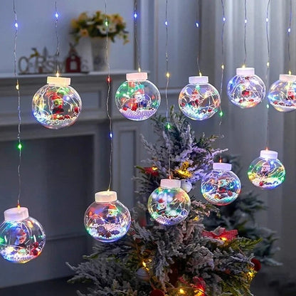 🎄🎄Christmas LED Wishing Ball Lights💡String Decoration🌟🎊