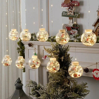 🎄🎄Christmas LED Wishing Ball Lights💡String Decoration🌟🎊