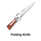 Outdoor-Edelstahl-Feder-Klappmesser🗡️