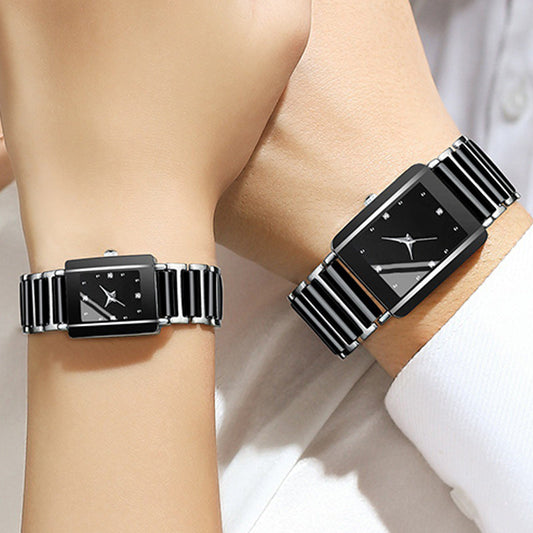 ⌚Ehepaar Mode Lässig Vielseitig Quadratische Uhr