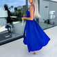 🌷2025 Frühjahrsneuheiten - 50% Rabatt🍃Damen Spaghettiträger Kleid mit hohem Schlitz