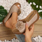 🩴 ‌SCHMERZFREIE ZEHEFREI-SANDALEN: Gel-Einlage + Blumenmuster bis Gr.44!‌ 🌟 ‌-50% SOFORT‌🔥