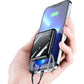 🚀 Spiegel Design, modisch und cool 🔋 Neue 20000 mAh große Kapazität Powerbank mit integriertem Kabel