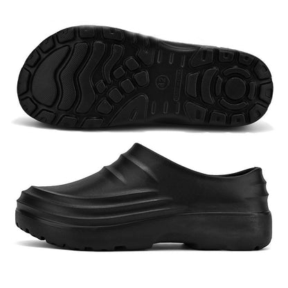 Men's Soft Waterproof Oilproof Slip-On Work Shoes