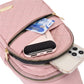 Leichte Metall-Brusttasche mit Reißverschluss und Kabeldurchführung – Exquisites Geschenk