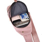 Leichte Metall-Brusttasche mit Reißverschluss und Kabeldurchführung – Exquisites Geschenk