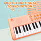 37-Tasten-Kinder-Keyboard mit Mikrofon