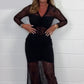 🎉2025 Neue Produkte Hot Sale✨Damen Sexy V-Ausschnitt Spitzenkleid