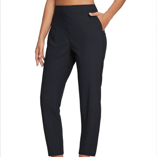 ❤️🔥Sommer-Verkauf 50% Rabatt🏆Elastische Damenhose mit hoher Taille und Reißverschlusstaschen