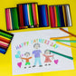 36-Farben-Dreieck-Wachsmalstift-Set – ungiftig, abwaschbar
