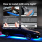 2025 Flexible wasserdichte RGB-LED-Lichtstreifen für das Autochassis (4 Stück)