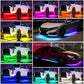 2025 Flexible wasserdichte RGB-LED-Lichtstreifen für das Autochassis (4 Stück)