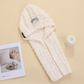 🛁  Großes Haarhandtuch mit sicherem Band für Frauen