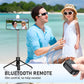 Tragbares 4-Bein-Bluetooth-Selfie-Stick-Stativ