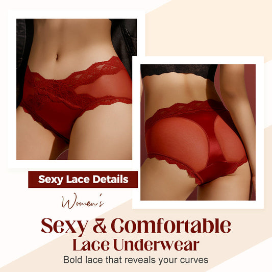 ⏳Begrenzte Zeit 50% Rabatt💥💕Damen sexy und bequeme Unterhosen mit Spitze