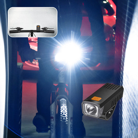 Wasserdichtes wiederaufladbares Fahrrad-Frontlicht mit Clip