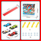 🎁Frühweihnachtlicher Sonderverkauf 49 % Rabatt🎅🏎️DIY-Rennbahn für Kinder aus Aluminiumlegierung mit Saugnäpfen