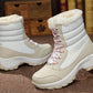 Warme, verdickte, wasserdichte, rutschfeste Schneestiefel