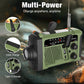 Solar-Handkurbel-Notfallradio mit LED-Taschenlampe