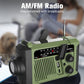 Solar-Handkurbel-Notfallradio mit LED-Taschenlampe