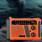 Solar-Handkurbel-Notfallradio mit LED-Taschenlampe