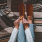 Indoor-Socken mit gepolstertem, rutschfestem Griff und Thermofunktion