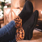 Indoor-Socken mit gepolstertem, rutschfestem Griff und Thermofunktion
