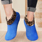 Indoor-Socken mit gepolstertem, rutschfestem Griff und Thermofunktion