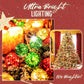 🎊Weihnachtsvorverkauf 🎊 Beleuchteter Weihnachtsbaum Glitzernde Ornamente