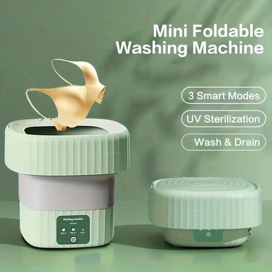 Portable, foldable washing machine