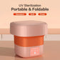 Portable, foldable washing machine