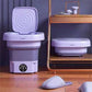 Portable, foldable washing machine