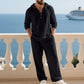 📢📢50 % Rabatt!! ⏰Herren Kapuze Casual Loose Top & Hose 2-teiliges Set