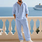 📢📢50 % Rabatt!! ⏰Herren Kapuze Casual Loose Top & Hose 2-teiliges Set