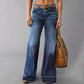 🎉Heißer Verkauf 50% RABATT👖 Damen Retro Flare Jeans – Vintage Wash, Stretch Denim & Hoher Bund für Perfekten Komfort ✨