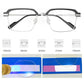Fashion Anti-blue Light Gradient Square Myopic Glasses